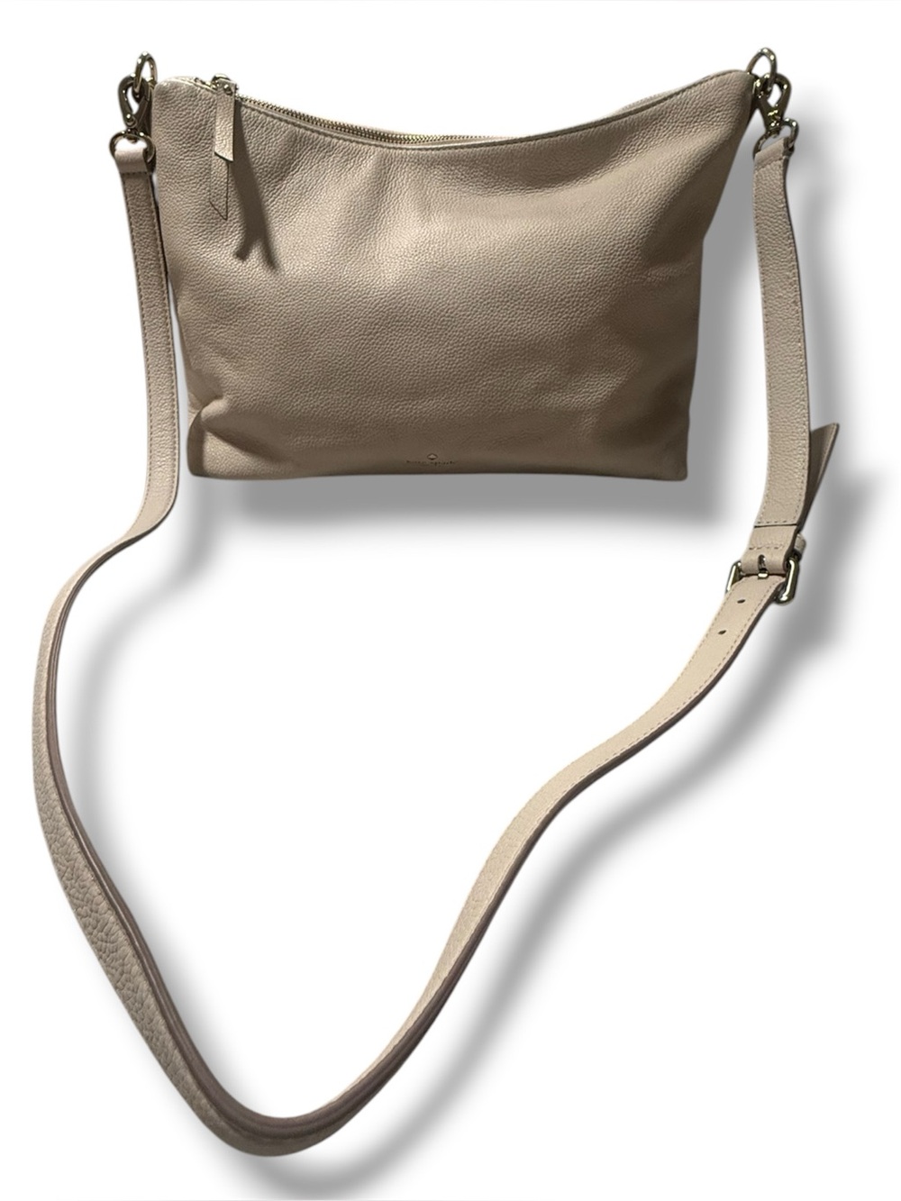 Kate Spade Cobble Hill Ella Cream Pebbled Leather Hobo Shoulder Crossbody Bag
